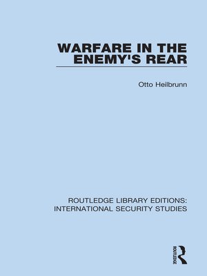 cover image of Warfare in the Enemy's Rear